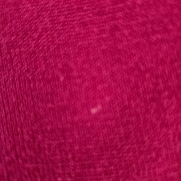 Laura Ashley Womens Burgundy Floral Embroidered V-Neck Sweater L Romantic Boho - Picture 8 of 12